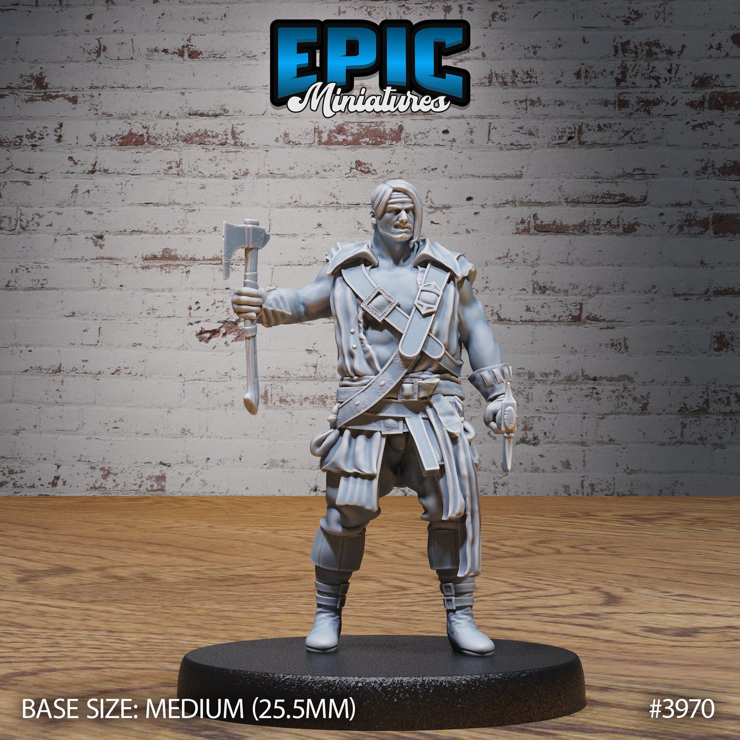 Harbour Worker (3 Variants Available) - Epic Miniatures