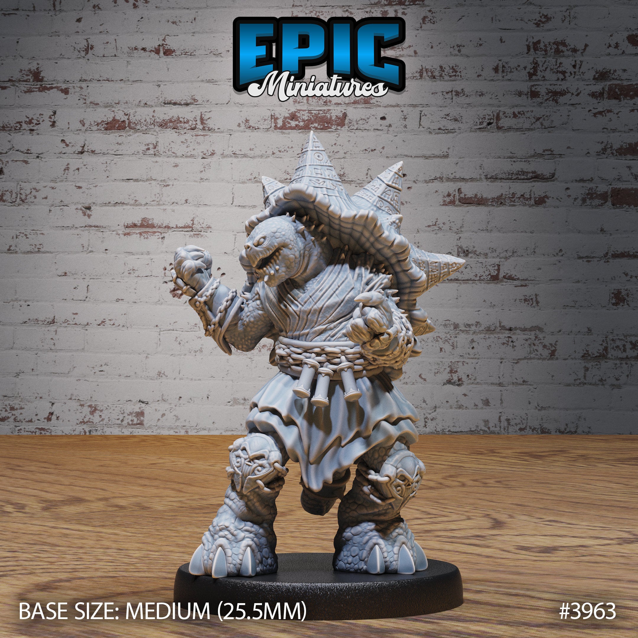 Turtle Folk Necromancer (3 Variants Available) - Epic Miniatures ...
