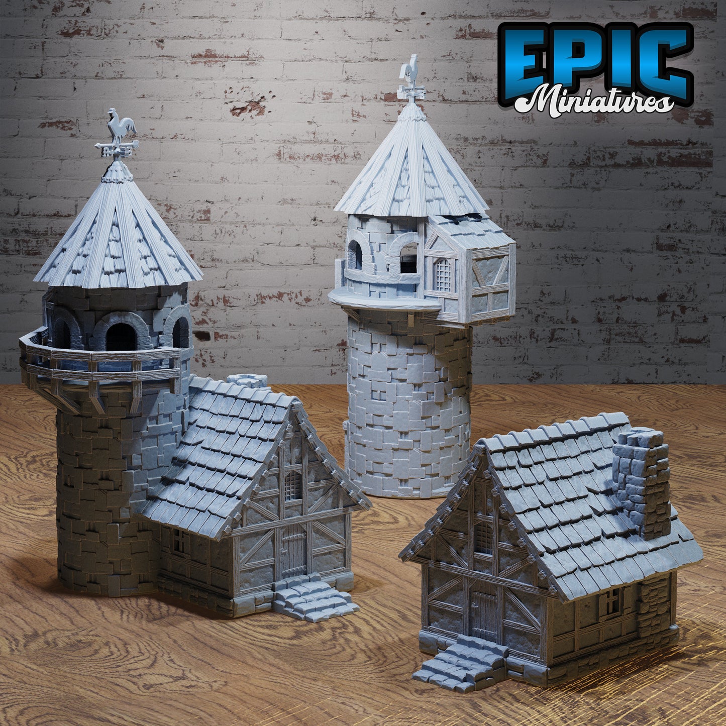 Lighthouse, Playable Terrain Piece (3 Variants Available) - Epic Miniatures