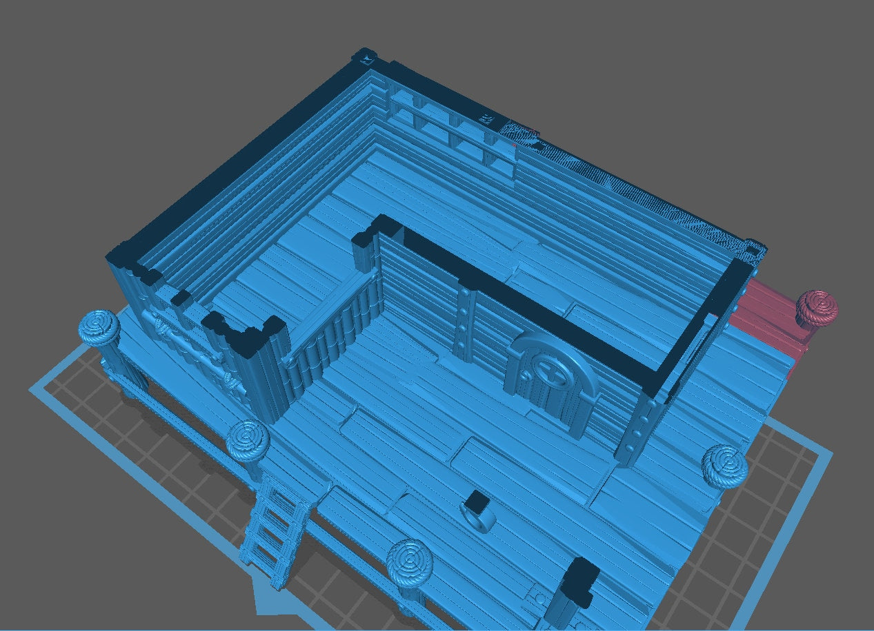 Fisherman House, Playable Terrain Piece - Epic Miniatures