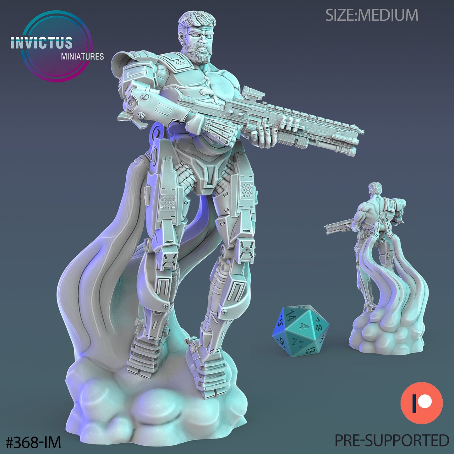 Cyborg Thug (3 Variants Available) - Invictus Miniatures