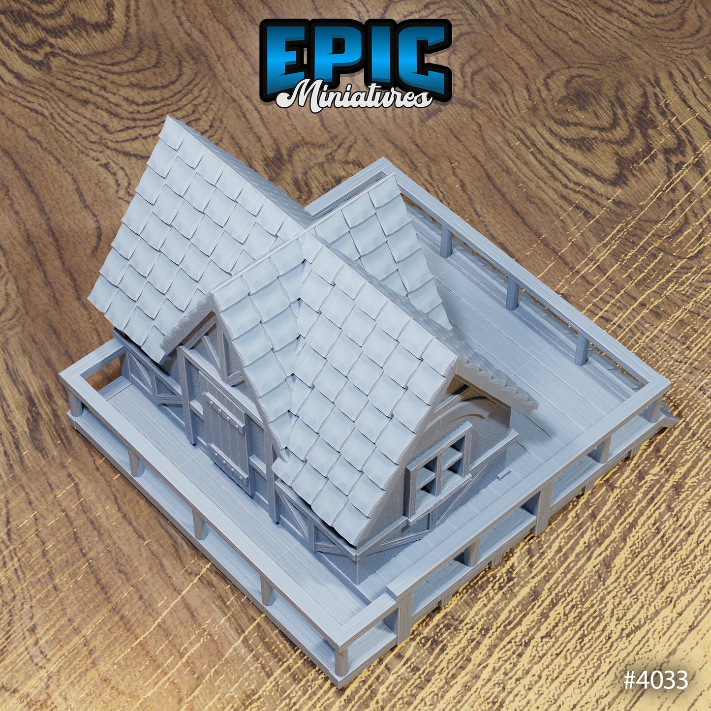 City House End, Playable Terrain Piece (2 Variants Available) - Epic Miniatures