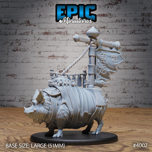 Pig Food Stall and Keepers (3 Variants Available) - Epic Miniatures