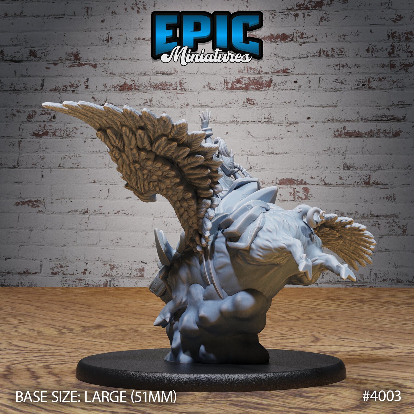 Flying Pig Mount (3 Variants Available) - Epic Miniatures