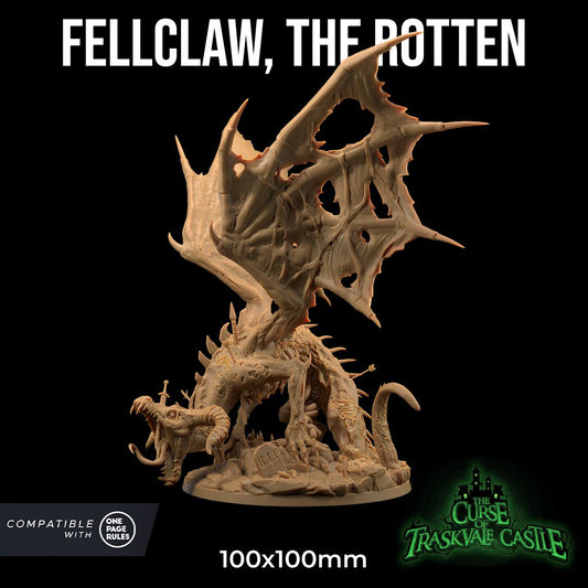 Fellclaw, the Rotten - Zombie Dragon - Dragon Trapper's Lodge