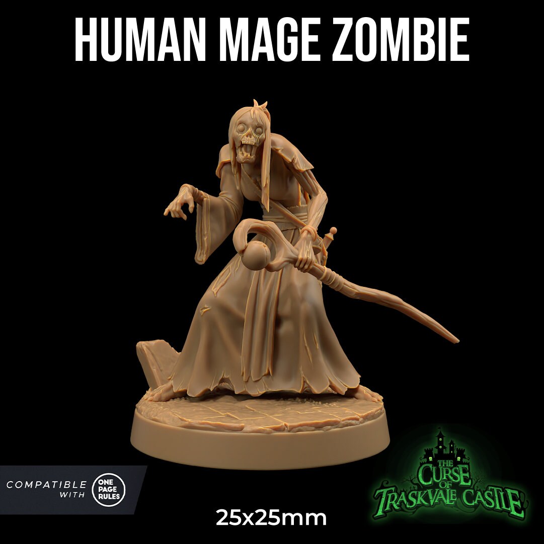 Traskvale Castle Zombies (4 Variants Available) - Dragon Trapper's Lodge