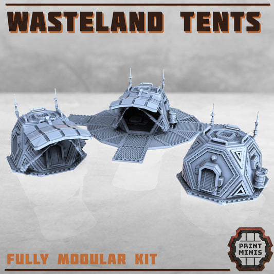 Wasteland Tents (3 Variants Available) - Print Minis