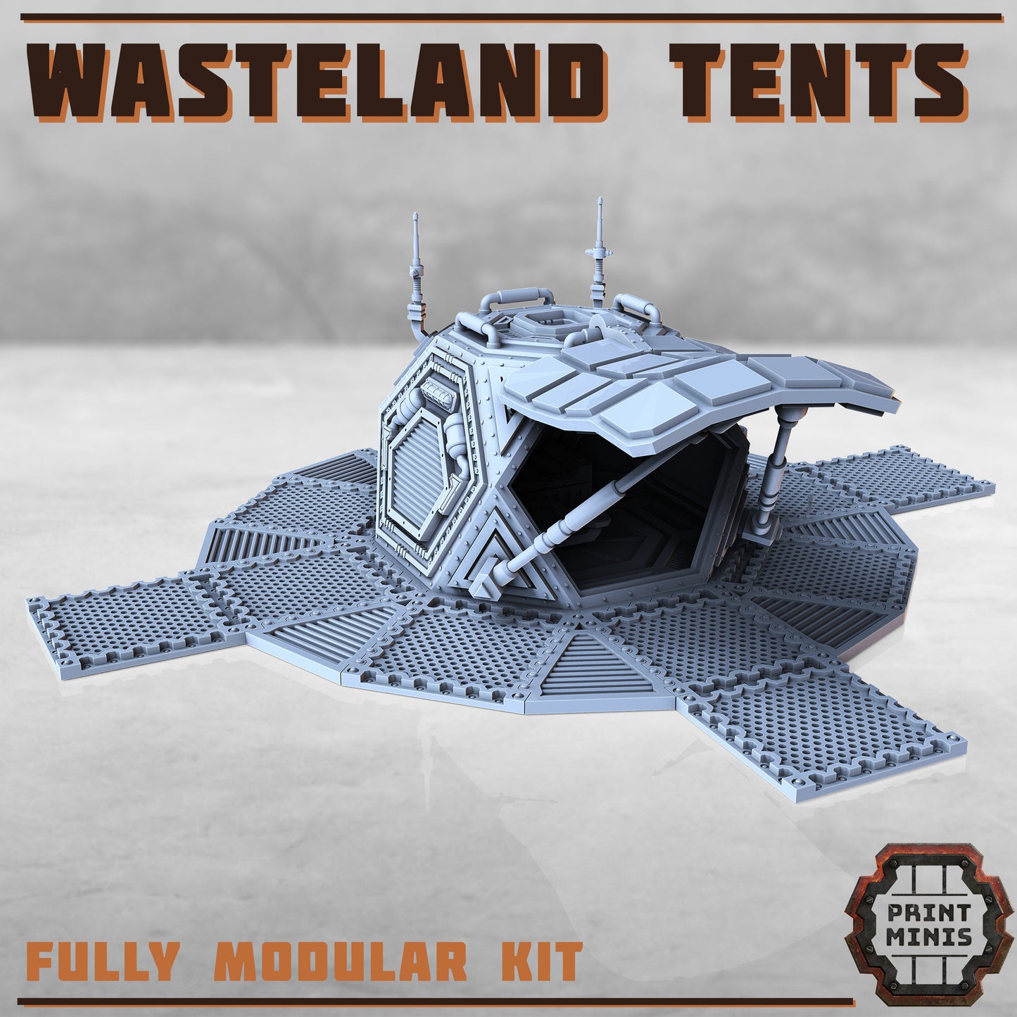 Wasteland Tents (3 Variants Available) - Print Minis