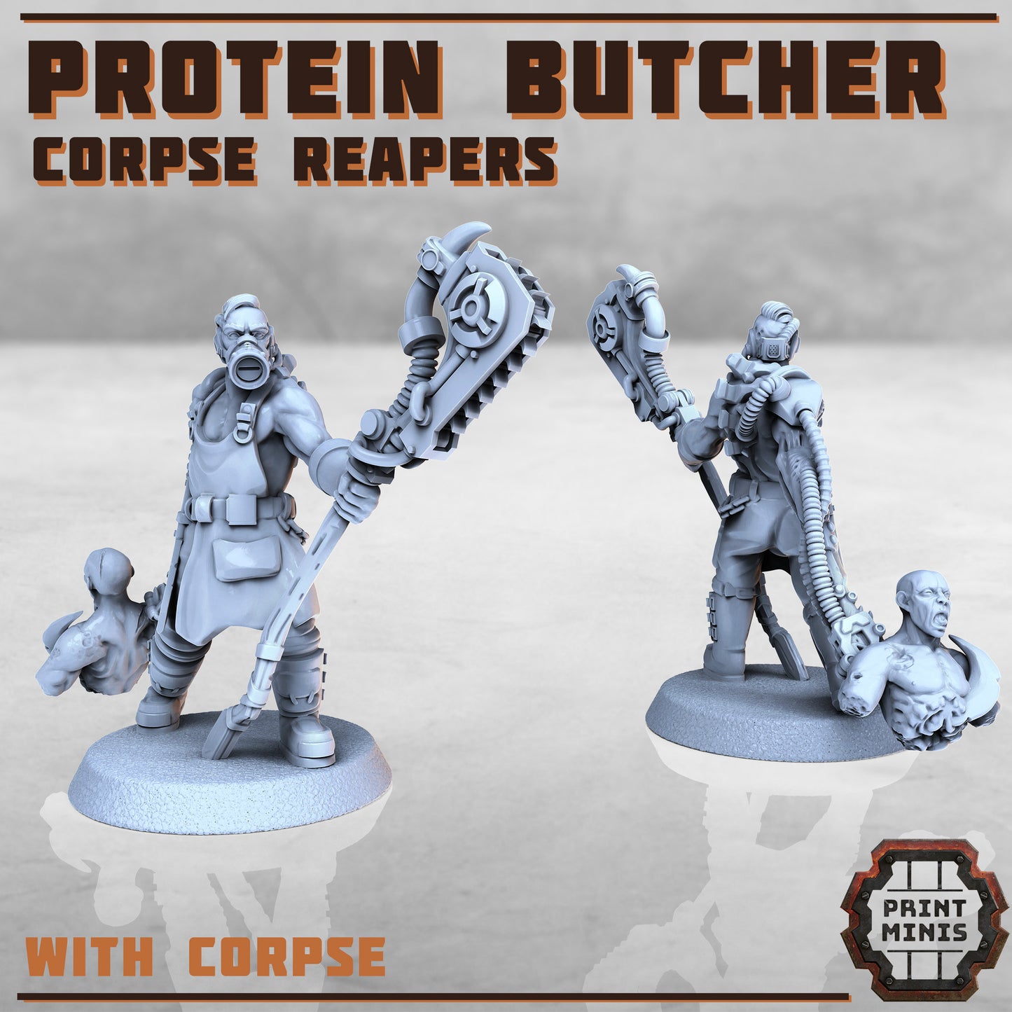 Protein Butcher (3 Variants Available) - Print Minis