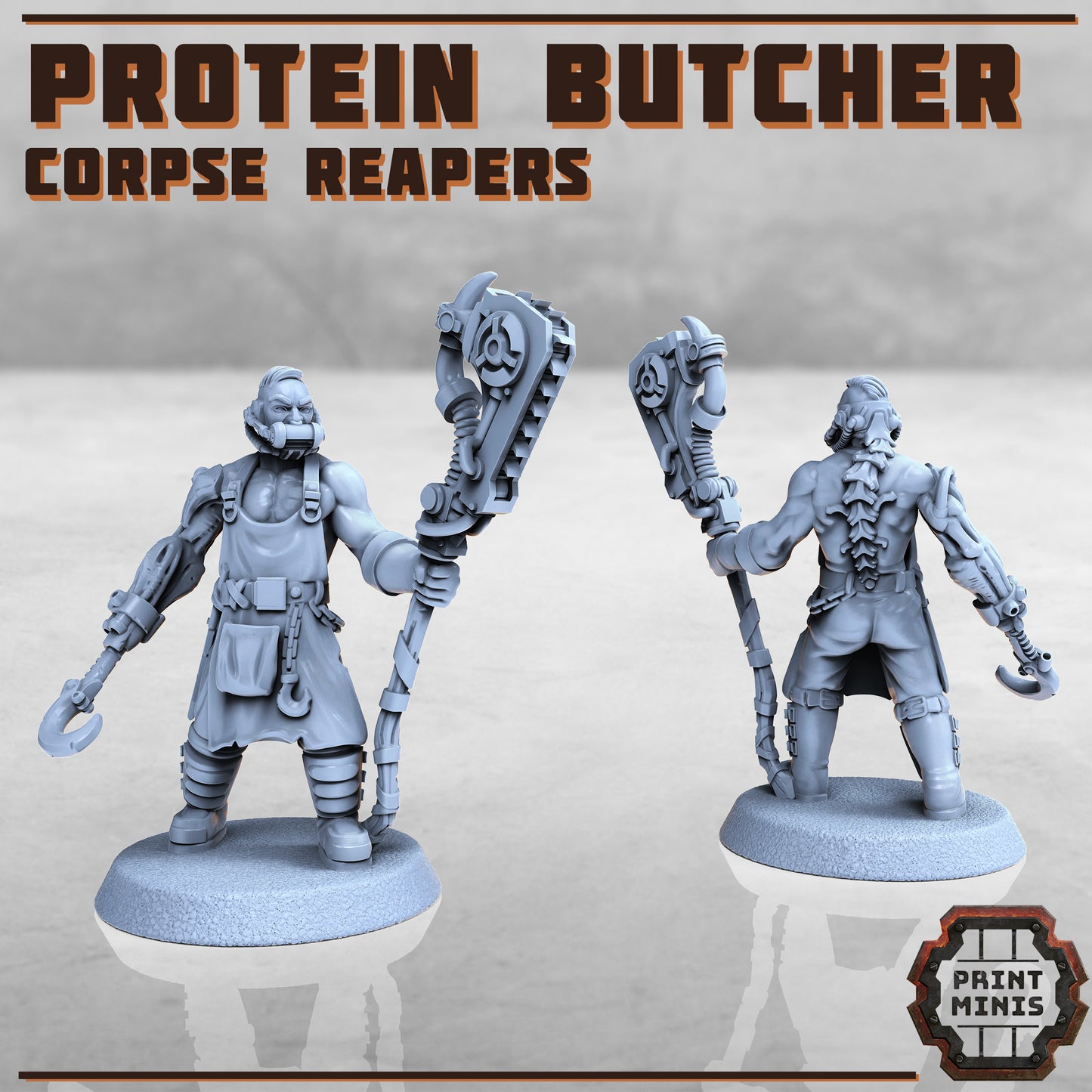 Protein Butcher (3 Variants Available) - Print Minis