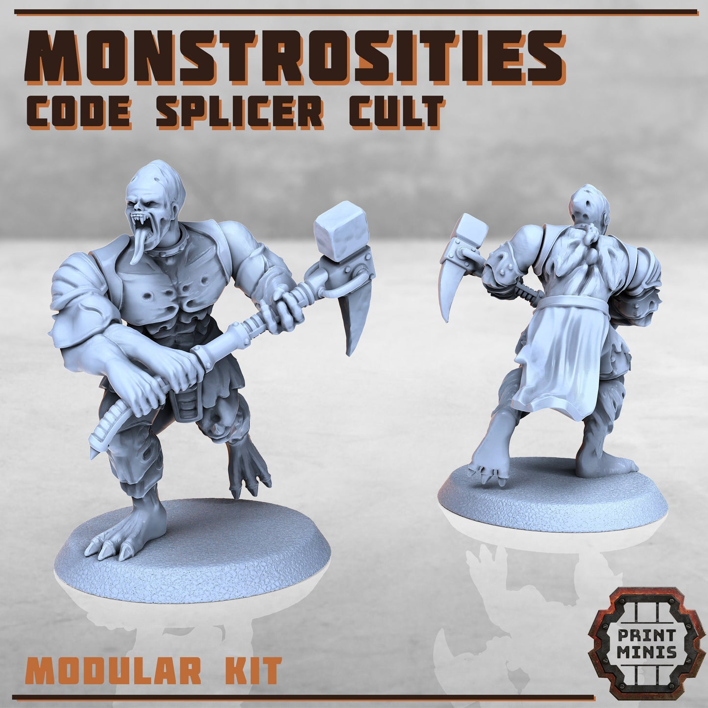 Code Splicer Cult - Mostrosities (5 Variants Available) - Print Minis