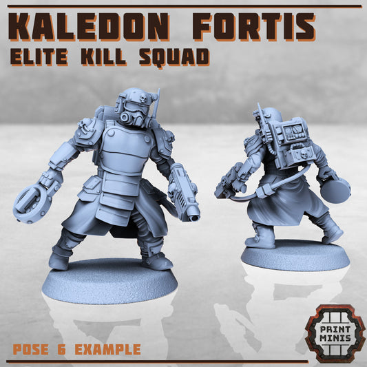 Kaledon Fortis Elites, Squad 2 (5 Variants Available) - Print Minis