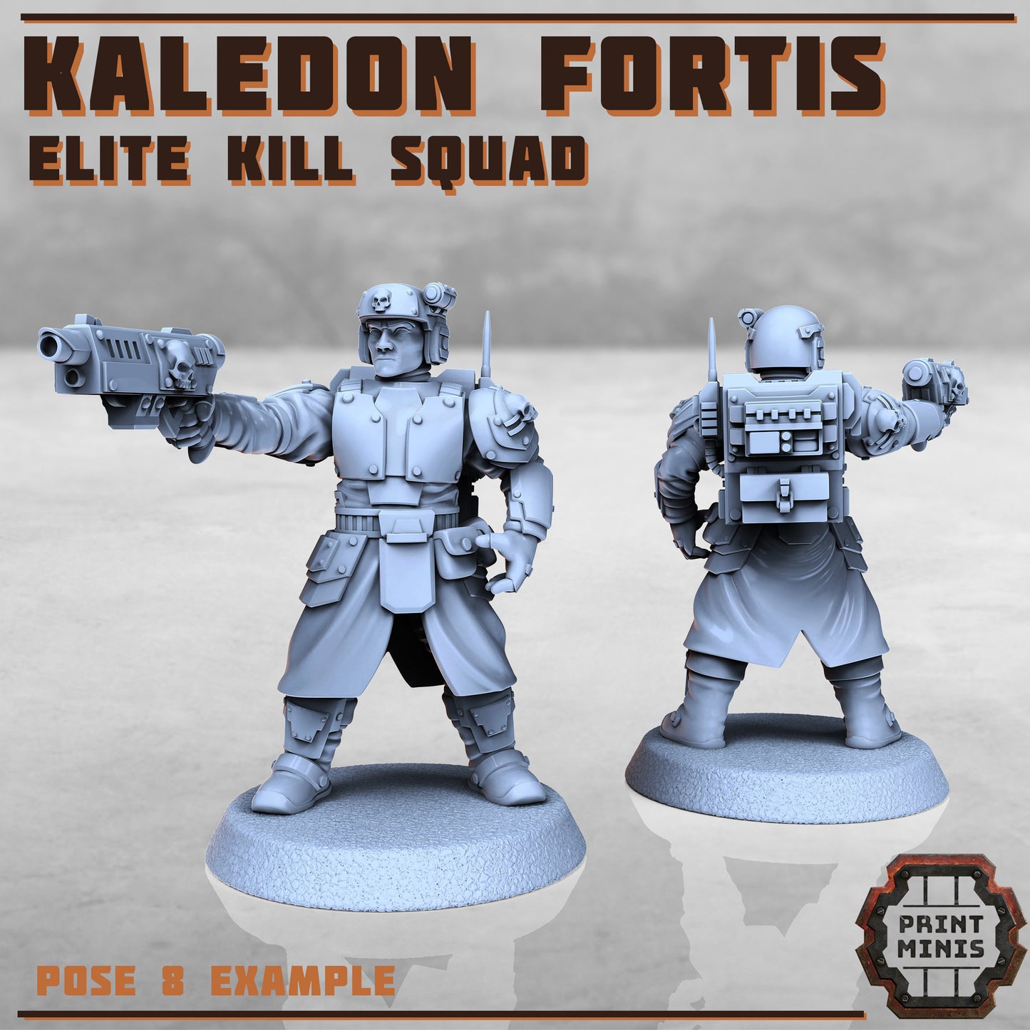 Kaledon Fortis Elites, Squad 2 (5 Variants Available) - Print Minis