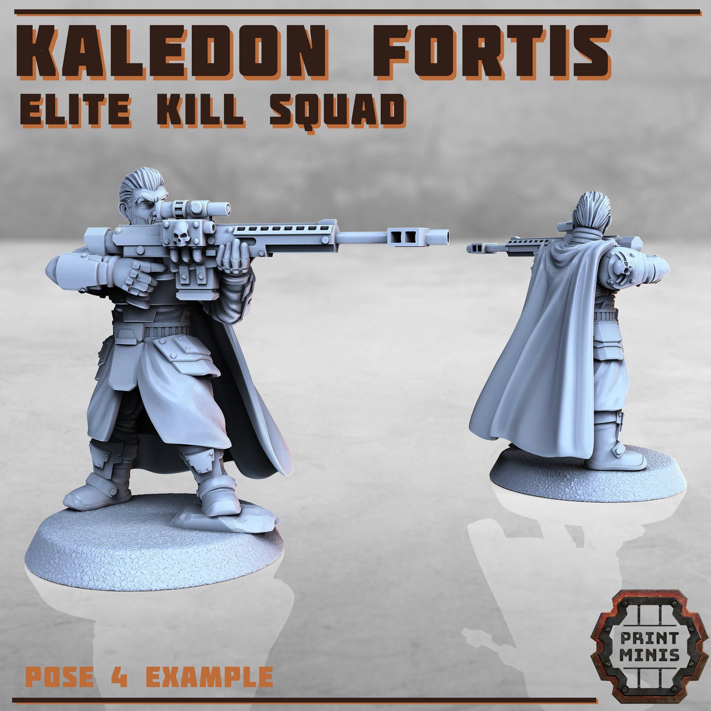 Kaledon Fortis Elites, Squad 1 (5 Variants Available) - Print Minis