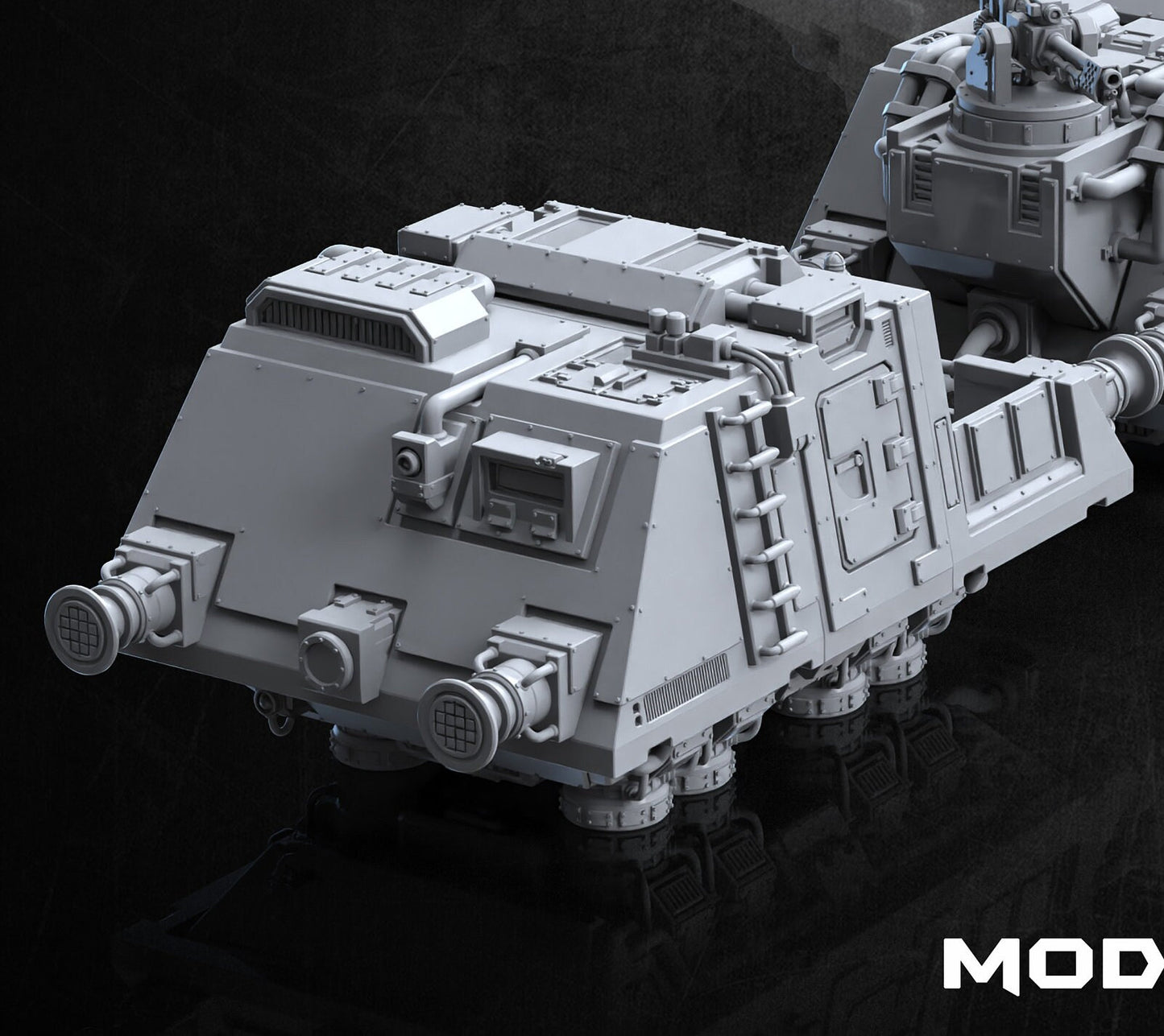 Hellhound Hover Train (3 Variants Available) - Print Minis