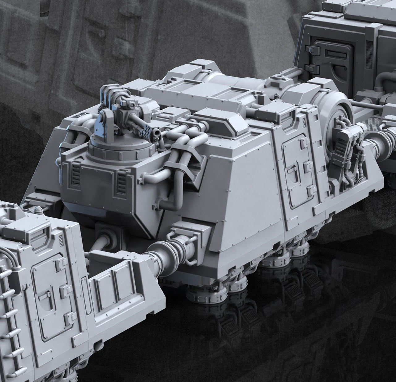 Hellhound Hover Train (3 Variants Available) - Print Minis