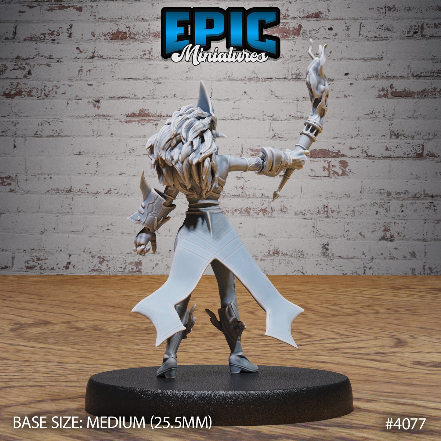 Fire Genasi Female (4 Variants Available) - Epic Miniatures