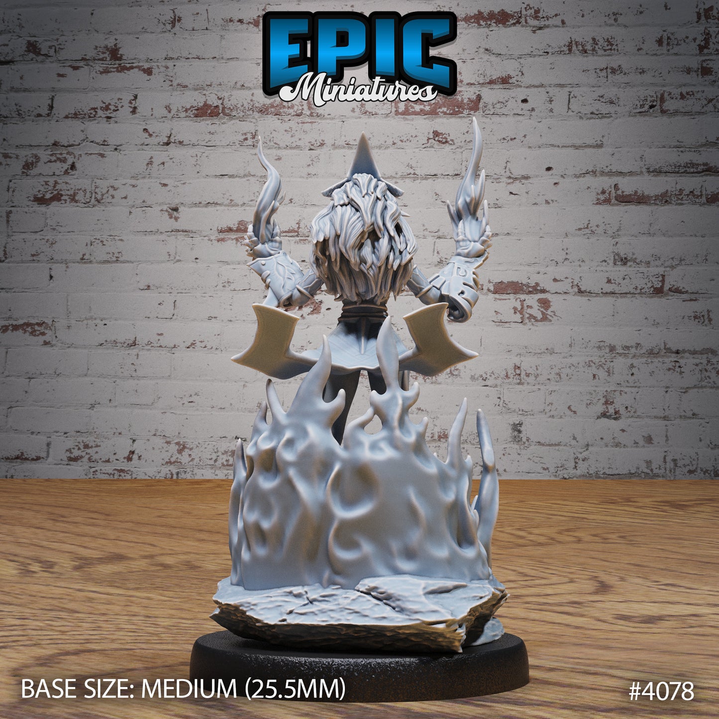 Fire Genasi Female (4 Variants Available) - Epic Miniatures
