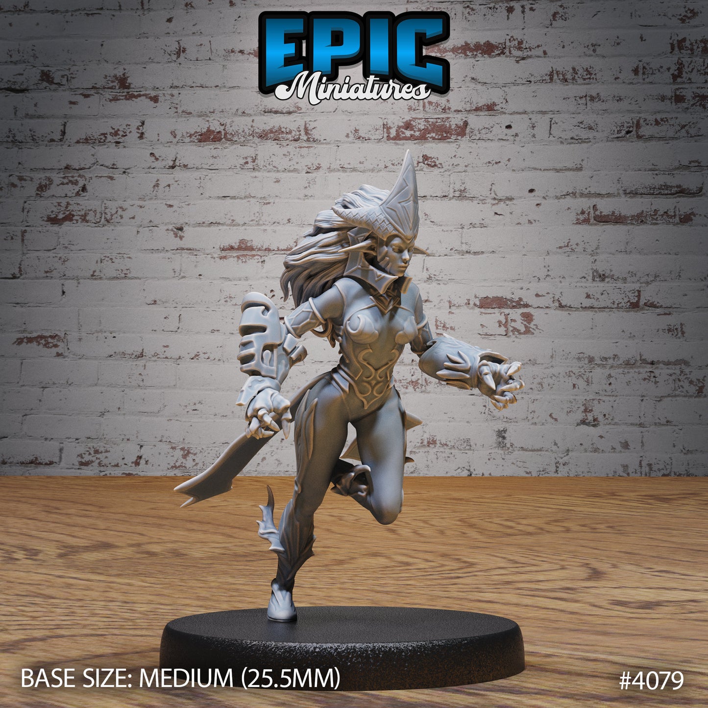 Fire Genasi Female (4 Variants Available) - Epic Miniatures