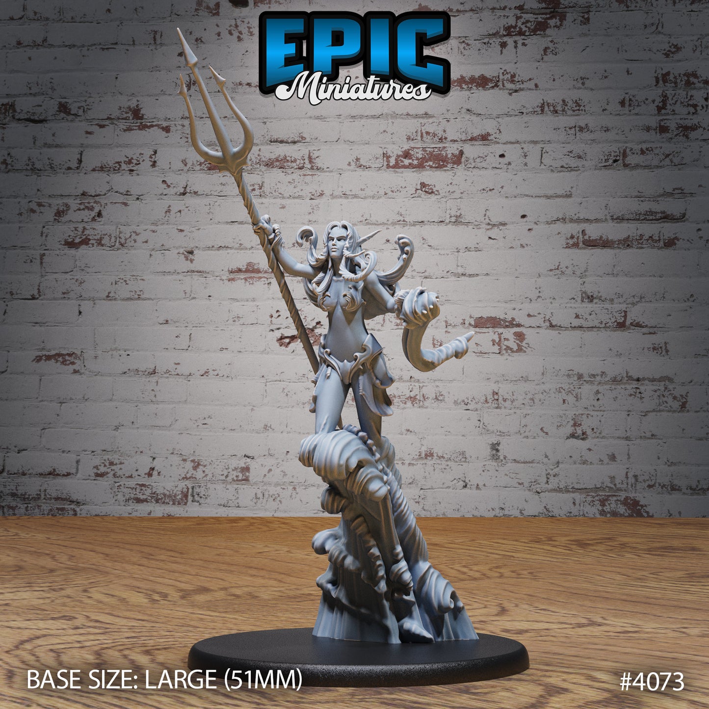 Water Elemental, Female (3 Variants Available) - Epic Miniatures
