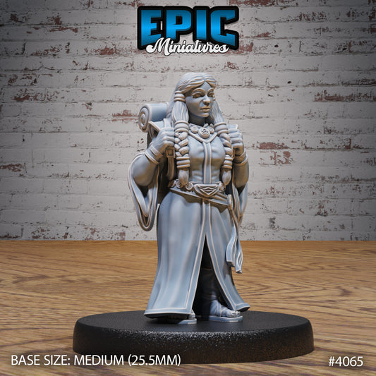 Dwarf Wind Mage (3 Variants Available) - Epic Miniatures