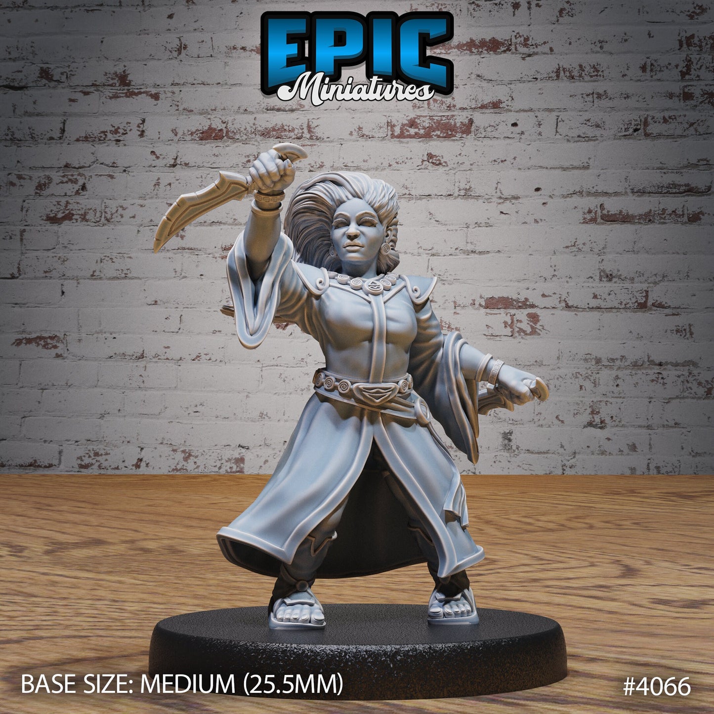 Dwarf Wind Mage (3 Variants Available) - Epic Miniatures