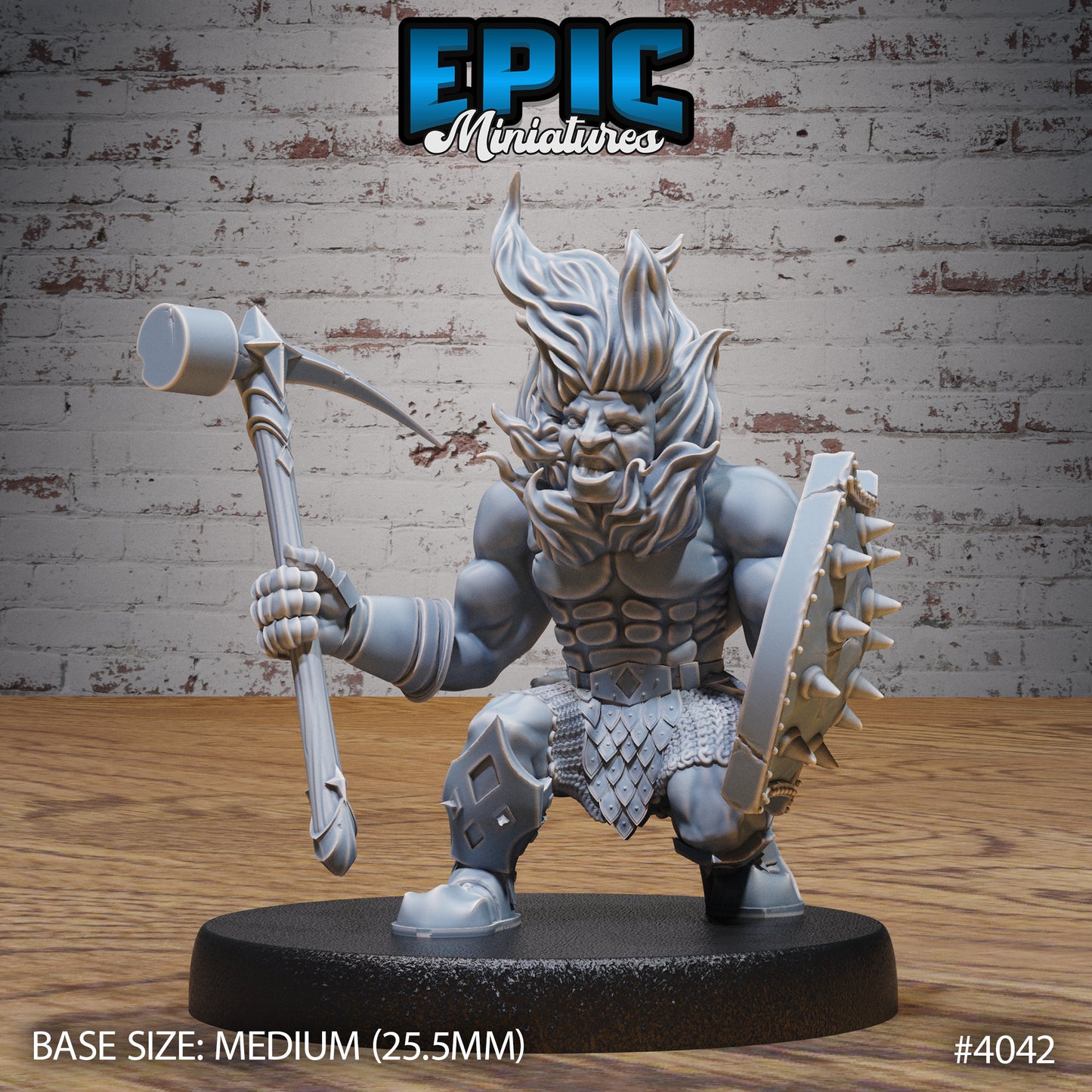 Fire Dwarf Set 3 (3 Variants Available) - Epic Miniatures