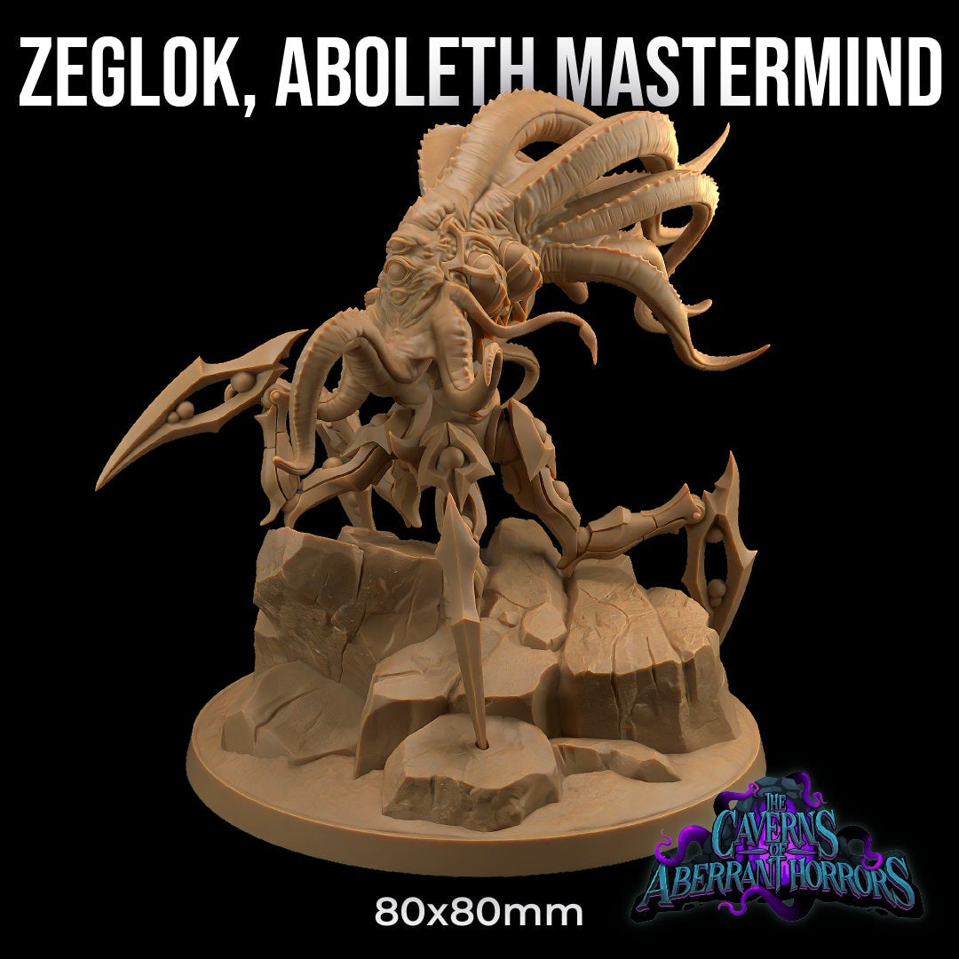 Zeglok, Aboleth Mastermind (2 Variants Available) - Dragon Trapper's Lodge