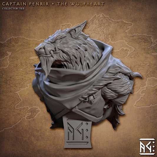 Captain Fenrir the Wulfheart Bust - Artisan Guild