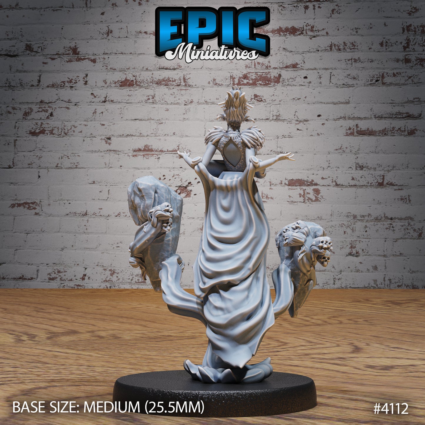 Elf Warlock Female (3 Variants Available) - Epic Miniatures