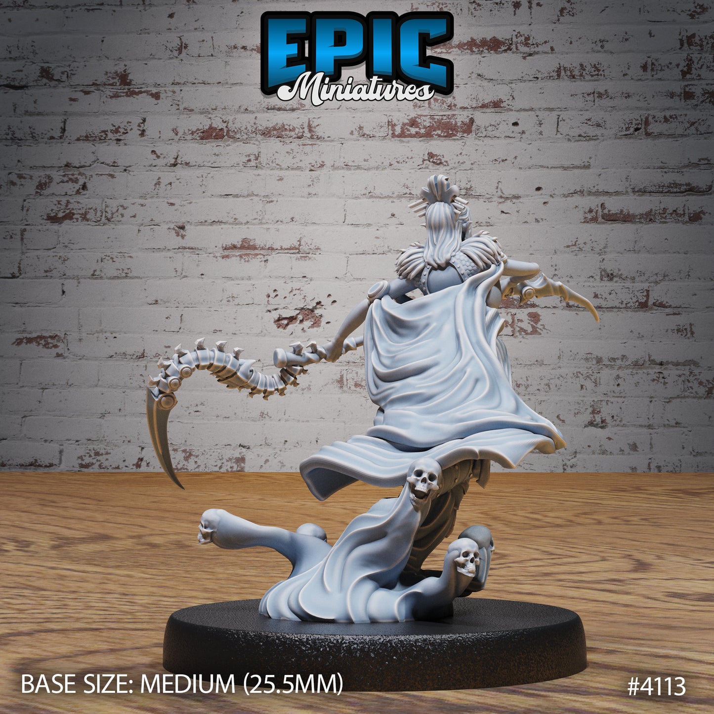 Elf Warlock Female (3 Variants Available) - Epic Miniatures