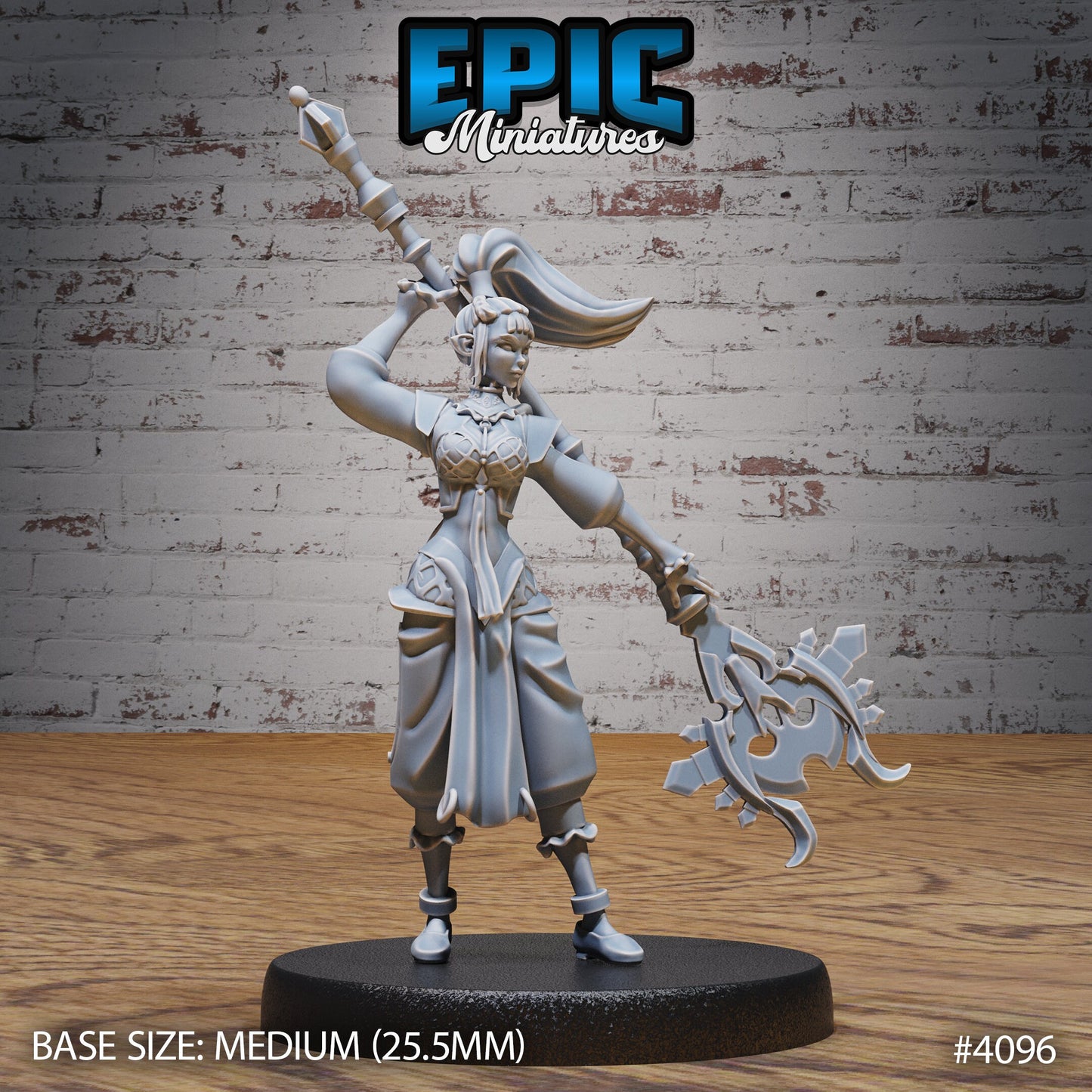 Elven Sorceress (3 Variants Available) - Epic Miniatures