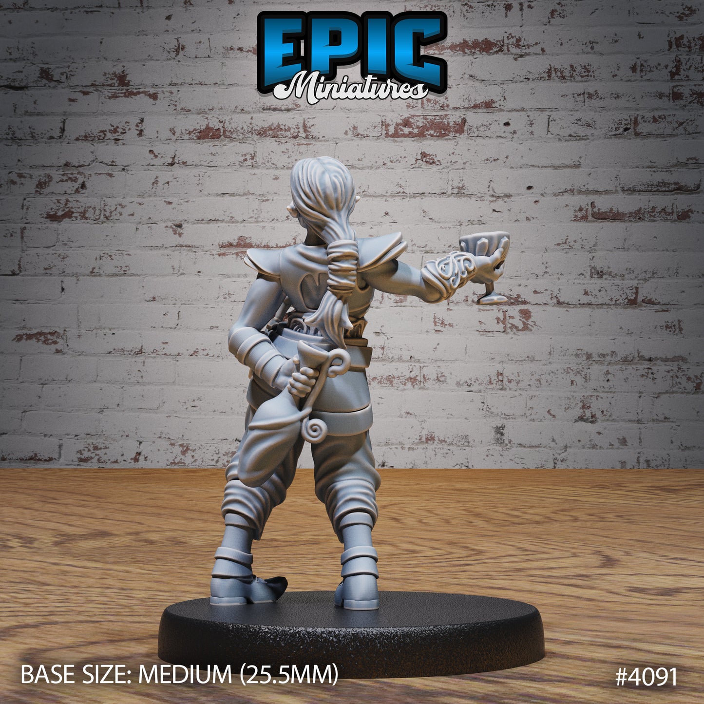 Elf Villagers, Set 2 (4 Variants Available) - Epic Miniatures