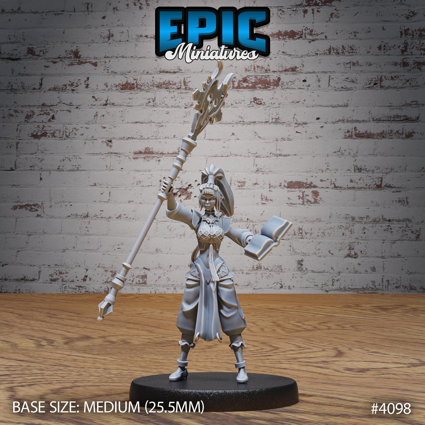 Elven Sorceress (3 Variants Available) - Epic Miniatures