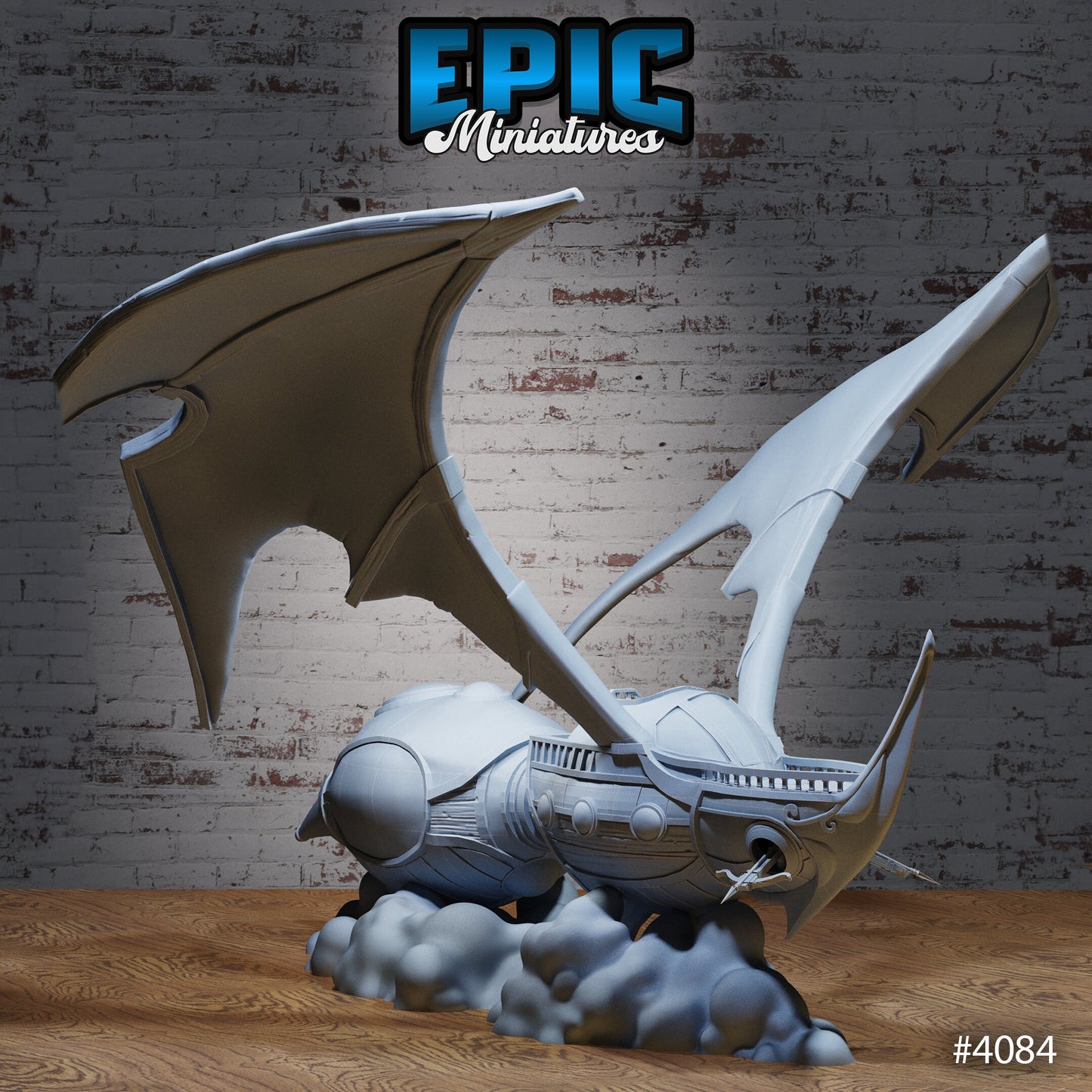 Elven Warbird Spelljammer, Playable Terrain Piece - Epic Miniatures