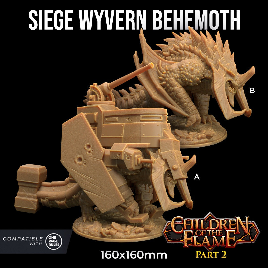 Siege Wyvern Behemoths (2 Variants Available) - Dragon Trapper's Lodge