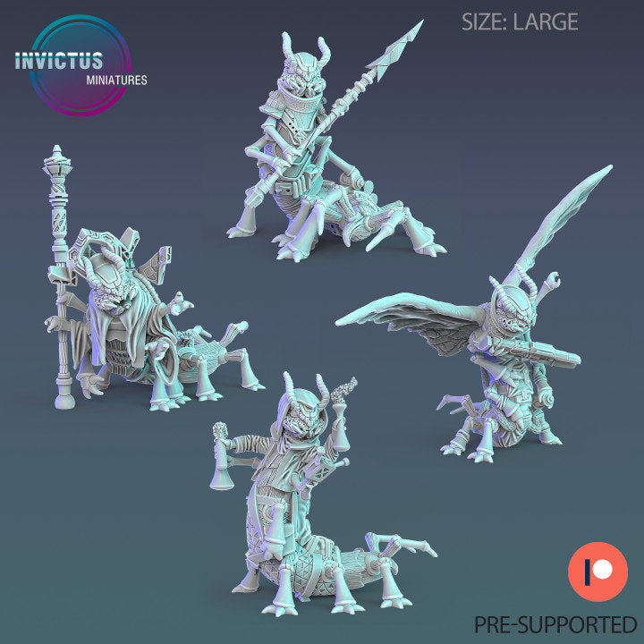 Centipede Folk Set 2 (4 Variants Available) - Invictus Miniatures