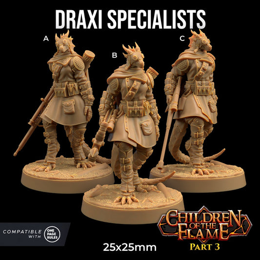 Draxi Specialists (4 Variants Available) - Dragon Trapper's Lodge