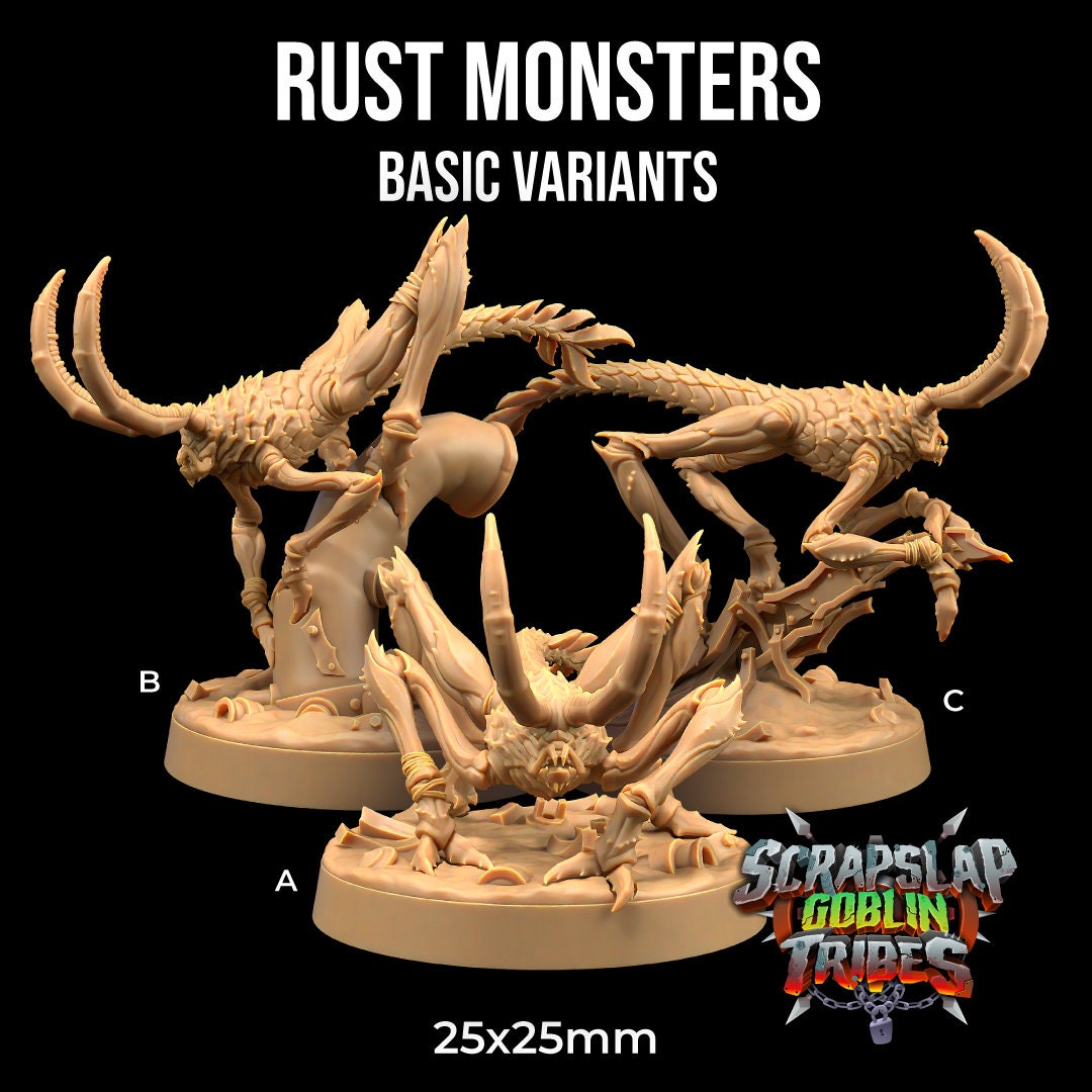 Rust Monsters (3 Variants Available) - Dragon Trapper's Lodge