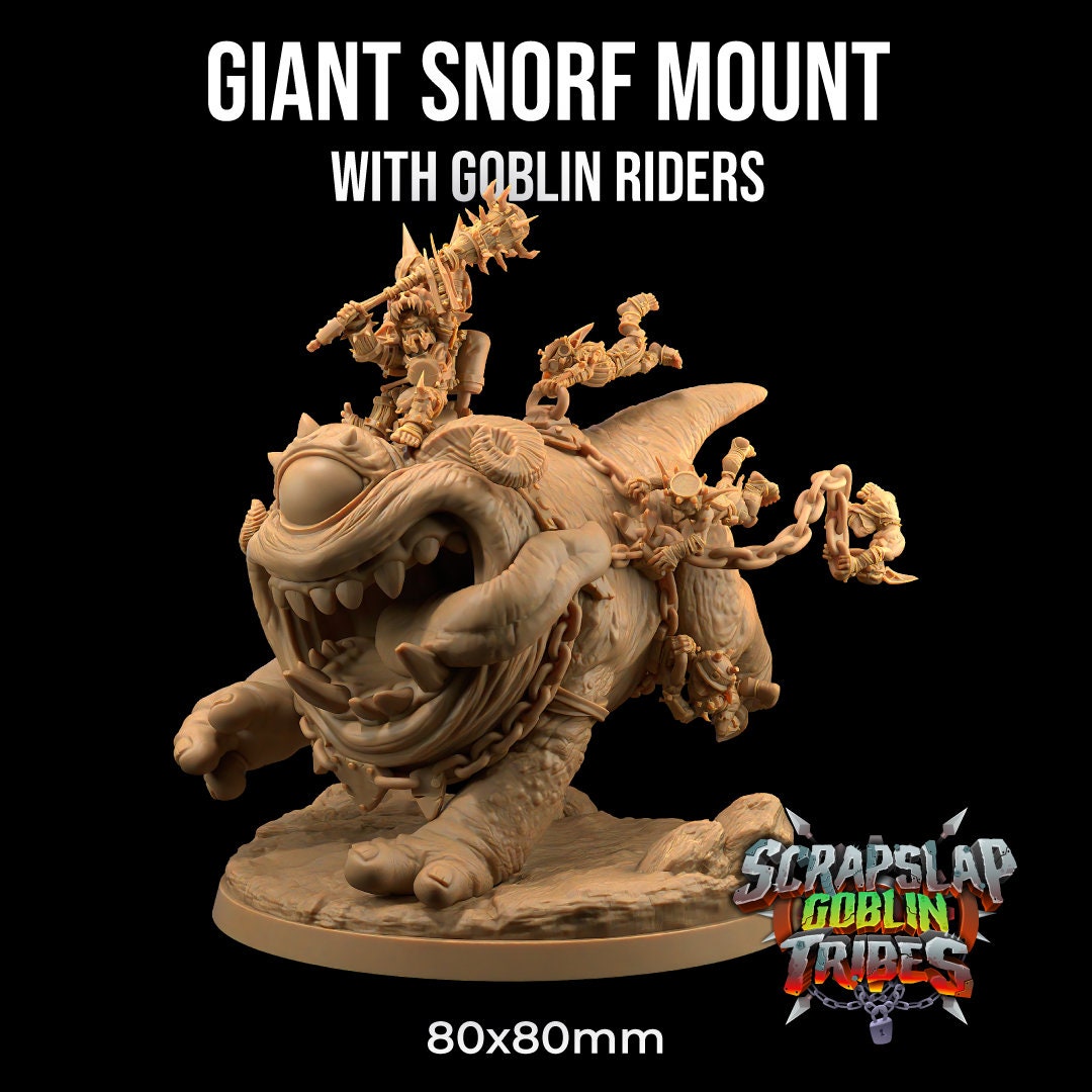 Giant Snorf Mount (2 Variants Available) - Dragon Trapper's Lodge