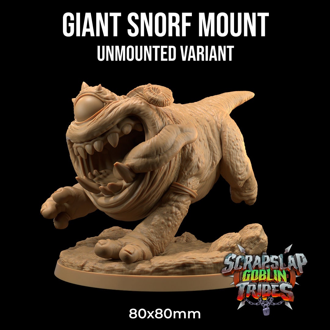 Giant Snorf Mount (2 Variants Available) - Dragon Trapper's Lodge