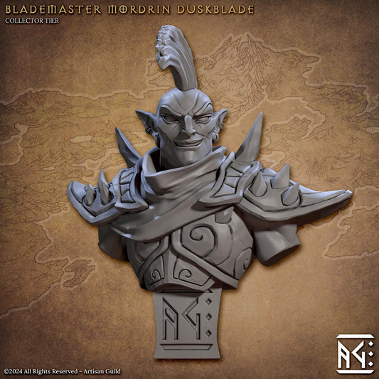 Mordrin Duskblade Bust - Artisan Guild