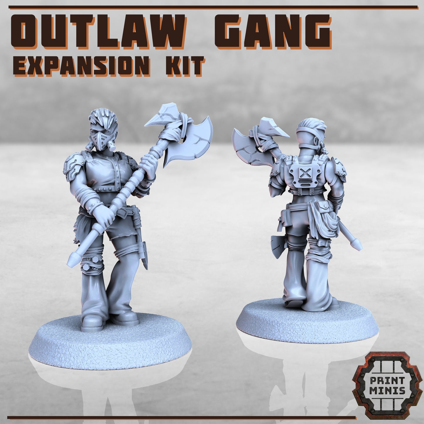 City Outlaws, Set 2 (4 Variants Available) - Print Minis