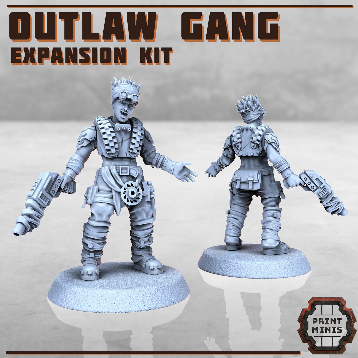 City Outlaws, Set 2 (4 Variants Available) - Print Minis