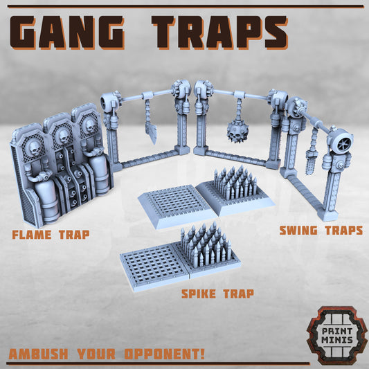 Gang Traps - Scenery Kit - Print Minis