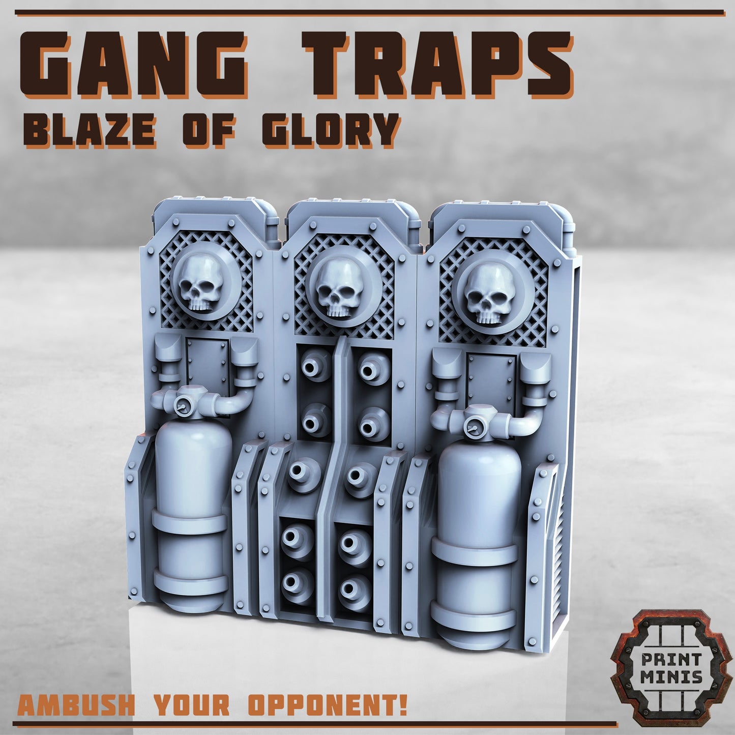 Gang Traps - Scenery Kit - Print Minis