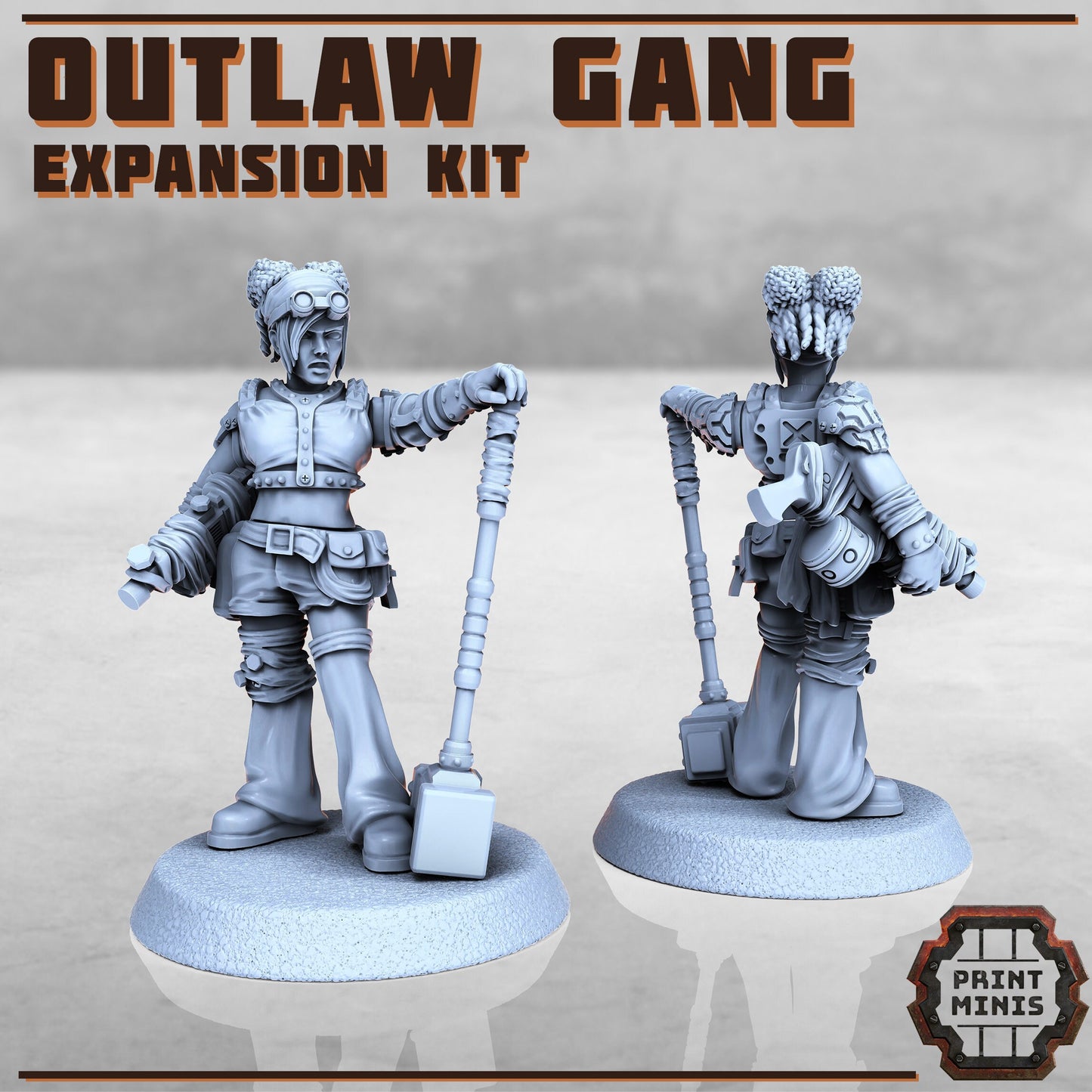 City Outlaws, Set 2 (4 Variants Available) - Print Minis