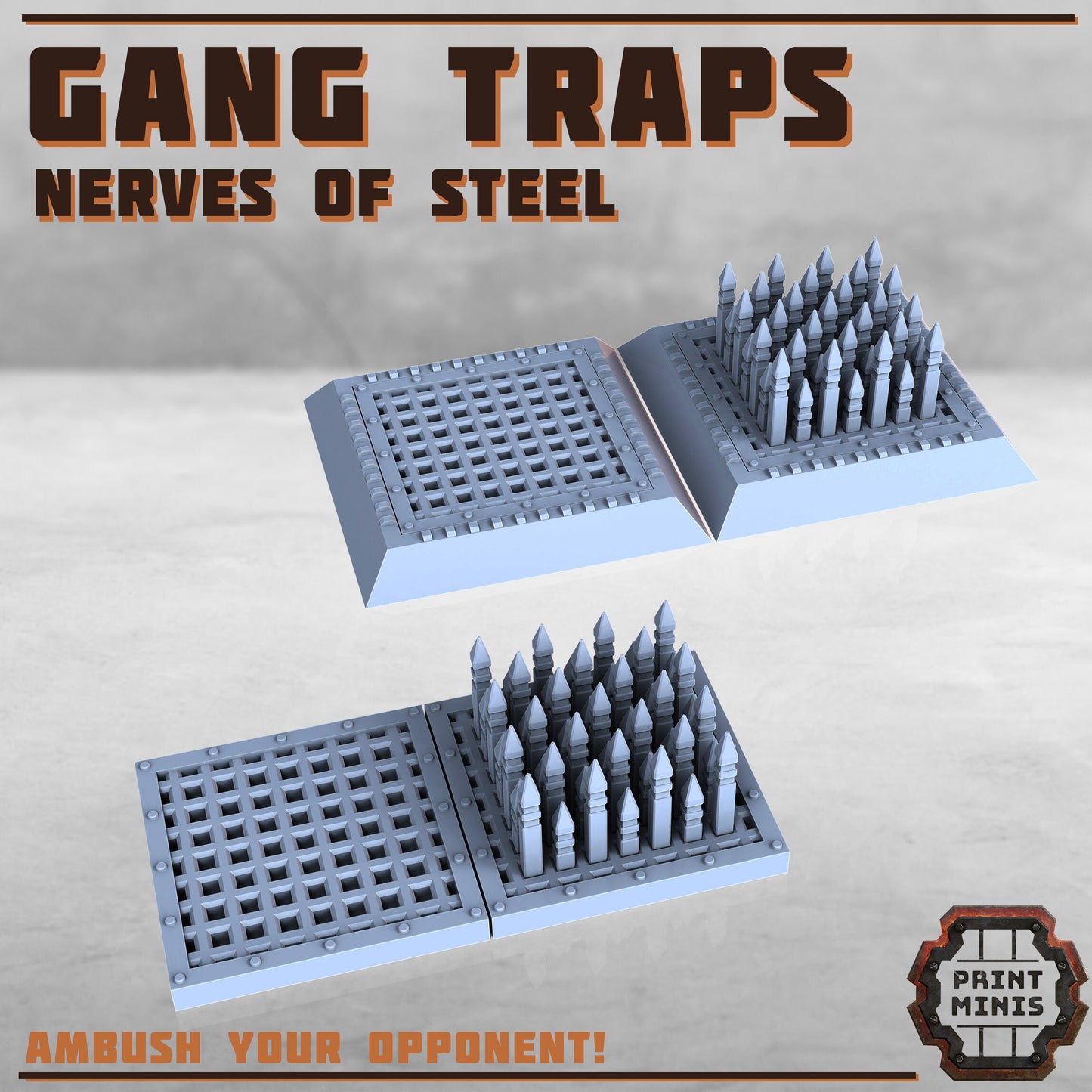 Gang Traps - Scenery Kit - Print Minis