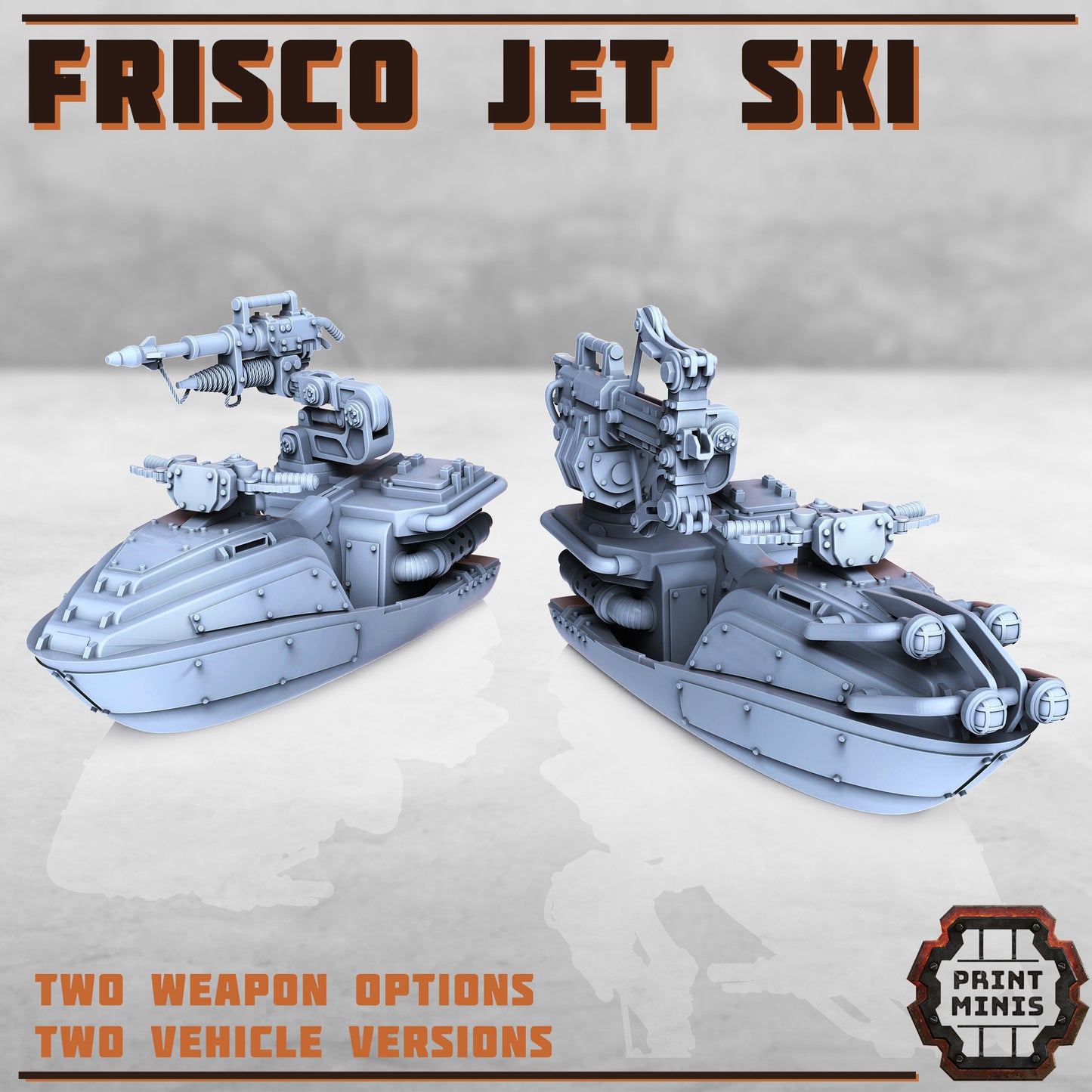 Frisco Jet Ski (2 Variants Available) - Print Minis