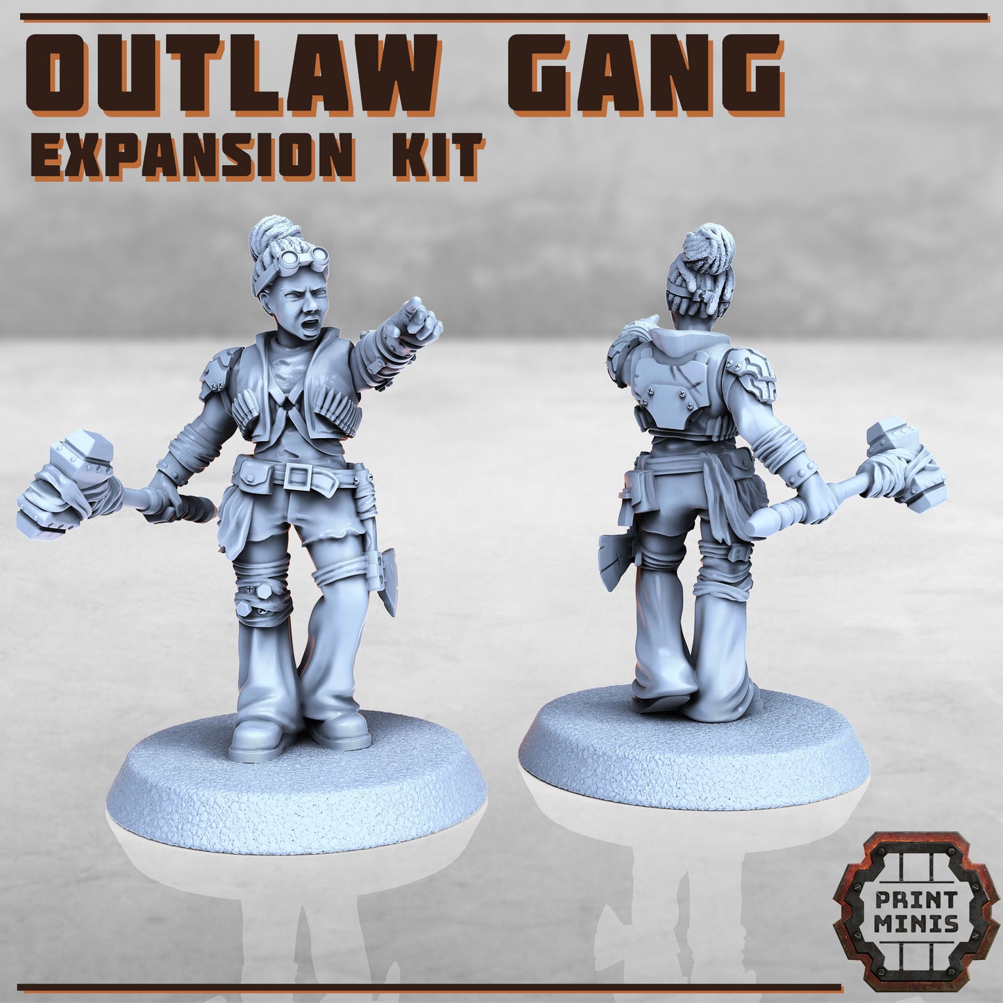 City Outlaws, Set 2 (4 Variants Available) - Print Minis